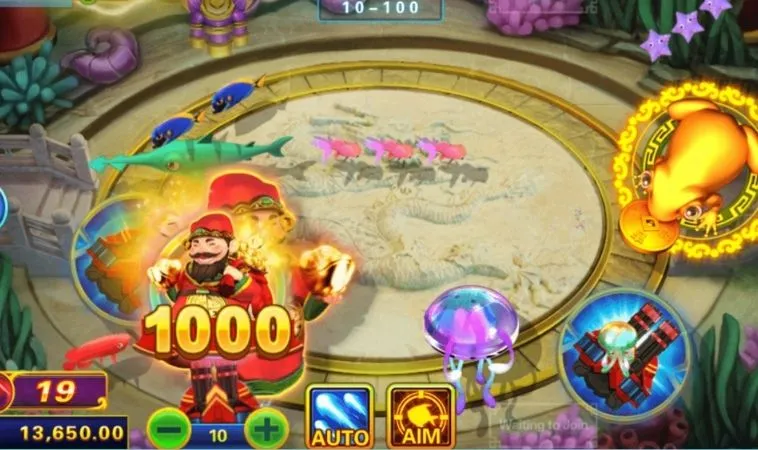 Giao diện chơi Bắn Cá Thần Tài 12Bet