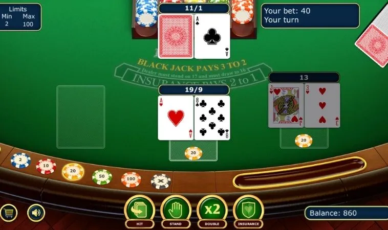 Blackjack Tại 12Bet: Chinh Phục Trò Chơi Bài Hấp Dẫn Nhất 2 Bàn chơi Blackjack tại 12Bet