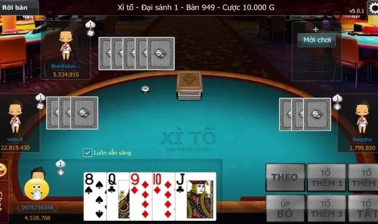 Xì Tố Tại 12Bet: Hấp Dẫn Với Trò Chơi Đỉnh Cao Trí Tuệ 2 Bàn chơi Xì Tố tại 12Bet